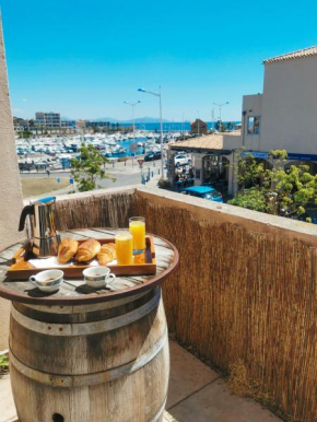 Terrasse vue Mer et port, hyper centre